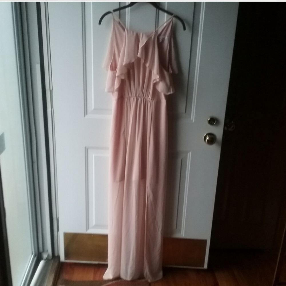 BCBGeneration Ruffled Bodice Maxi Dress - Picture 9 of 11